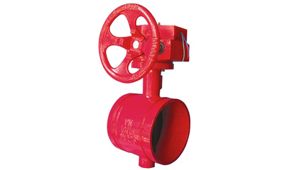 涡轮信号沟槽蝶阀100_阀门栏目