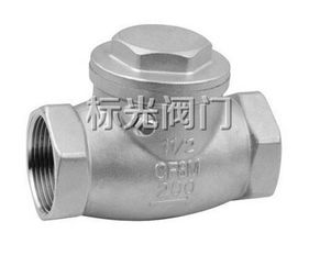 不锈钢丝扣卧式止回阀产品详解